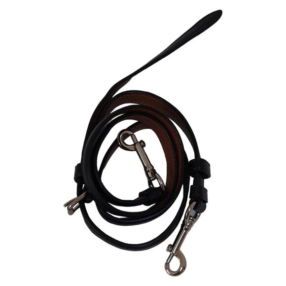 Auth COACH - F Black Red Multi Leather PVC Handbag - Picture 7 of 9